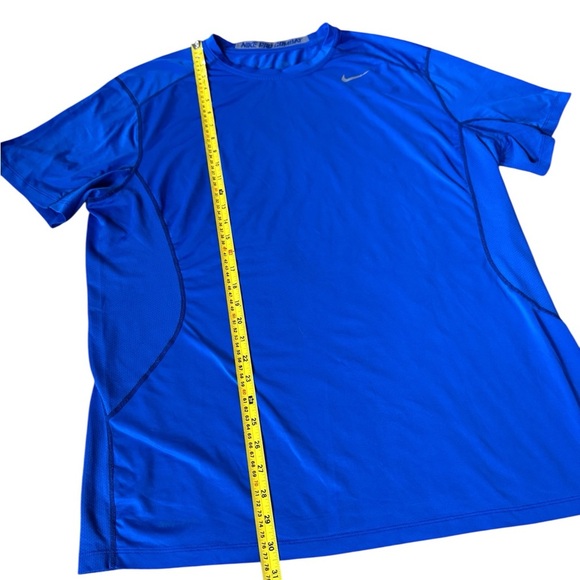 Nike Pro Combat Fitted Shirt Men Size XXL Blue - Picture 2 of 6